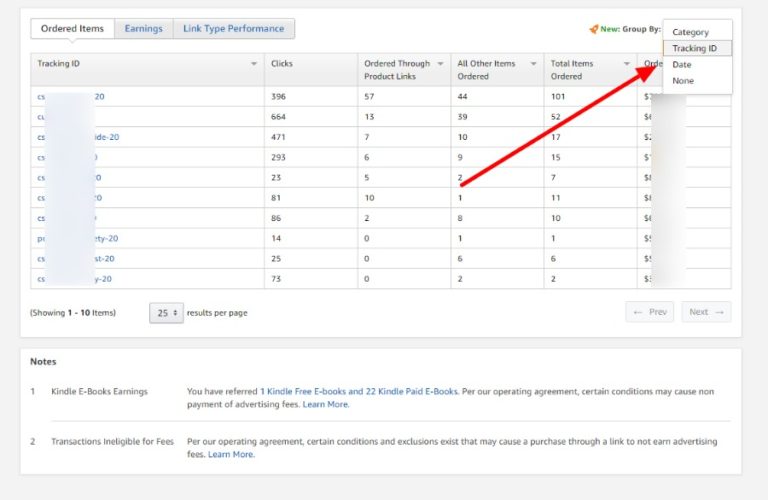 How to Create New Amazon Associates Tracking IDs Painless Blog Analytics